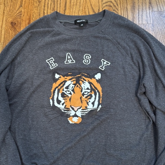 Gray East Tiger Wildfox Crewneck - Picture 3 of 5